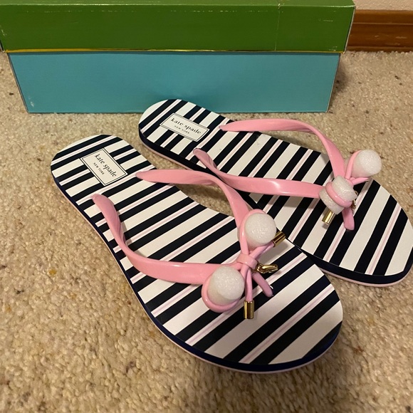 NIB Kate Spade Nova Flip flops size 8 - Picture 5 of 9